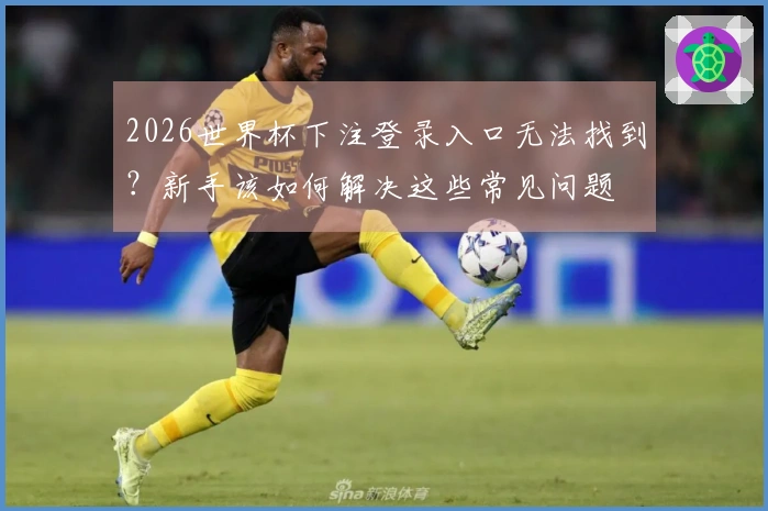 2026世界杯下注登录入口无法找到？新手该如何解决这些常见问题