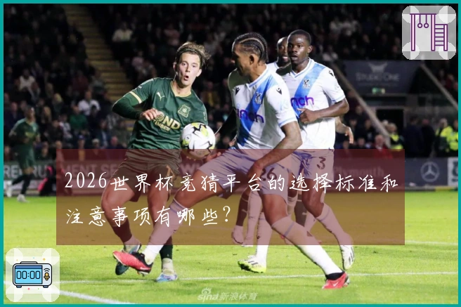 2026世界杯竞猜平台的选择标准和注意事项有哪些？